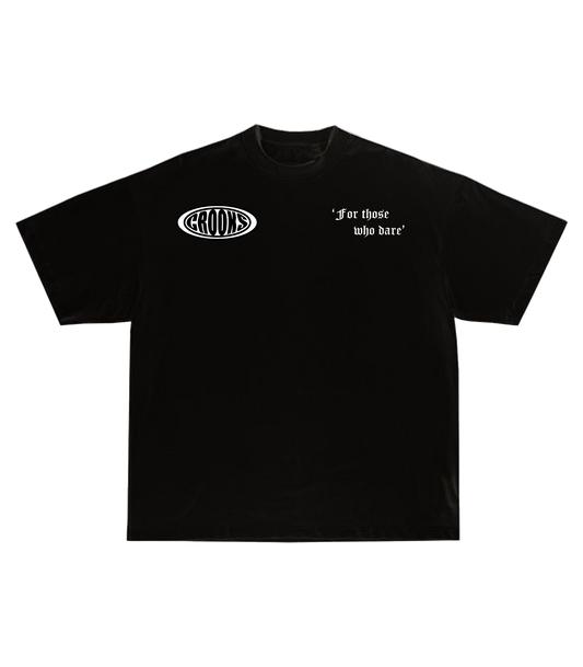 Crooks T-Shirt ForThoseWhoDare Black