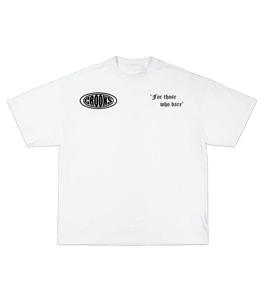 Crooks T-Shirt For ThoseWhoDare White